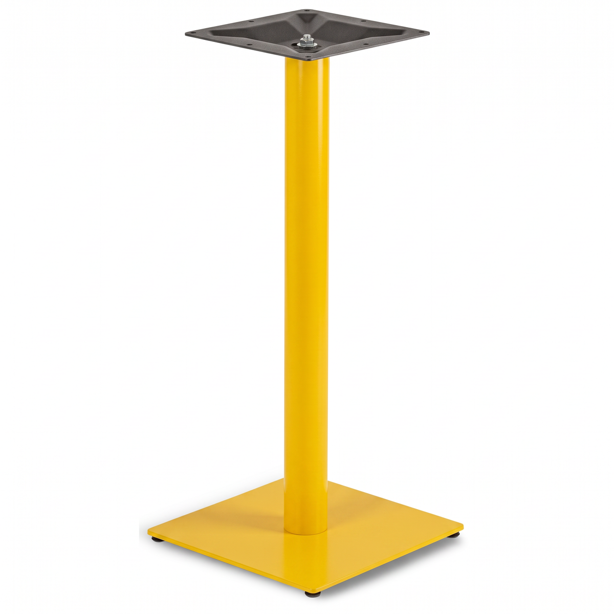 Profile Small Square Cast Iron Table Base - Powdercoated