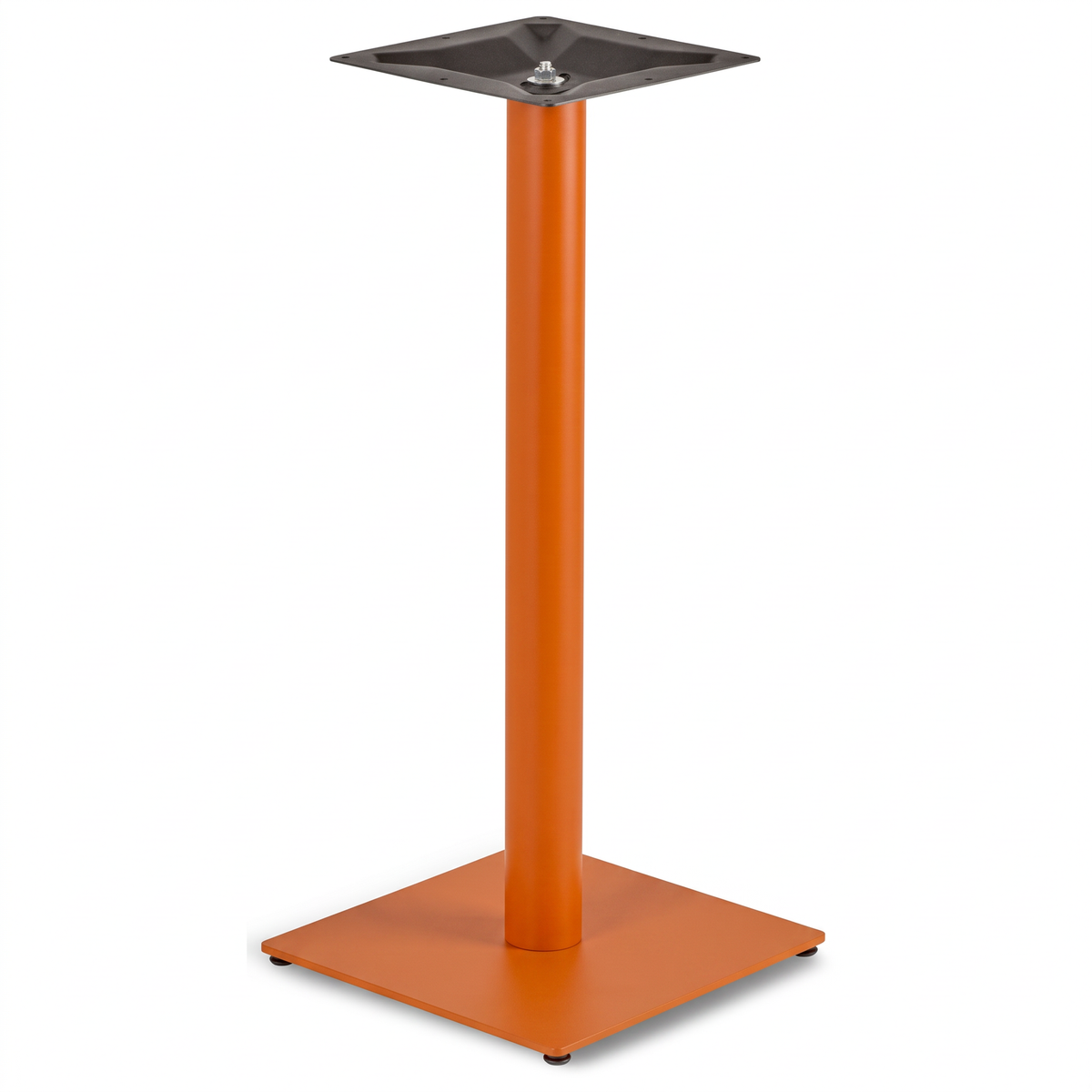 Profile Small Square Cast Iron Table Base - Powdercoated