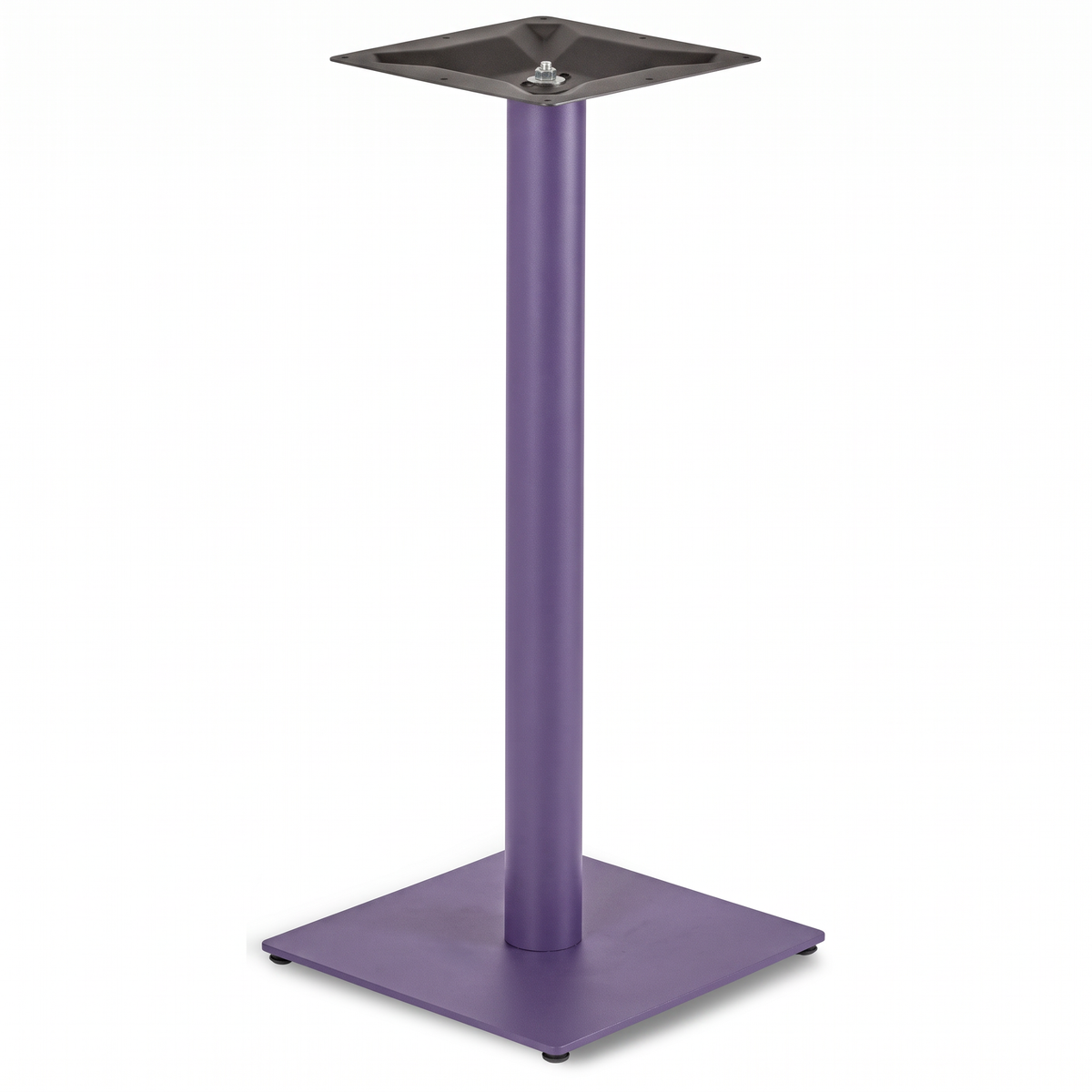 Profile Small Square Cast Iron Table Base - Powdercoated