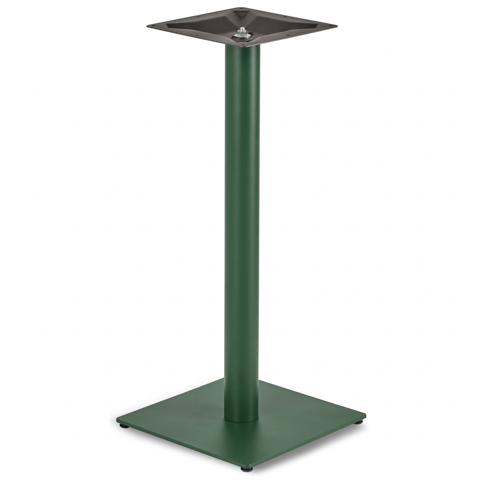 Profile Small Square Cast Iron Table Base - Powdercoated