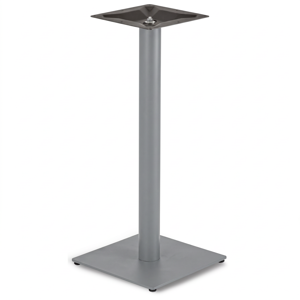Profile Small Square Cast Iron Table Base - Powdercoated