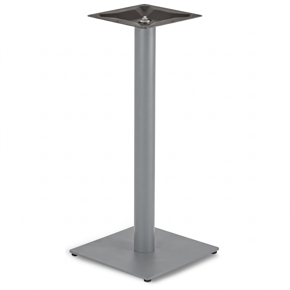 Profile Small Square Cast Iron Table Base - Powdercoated