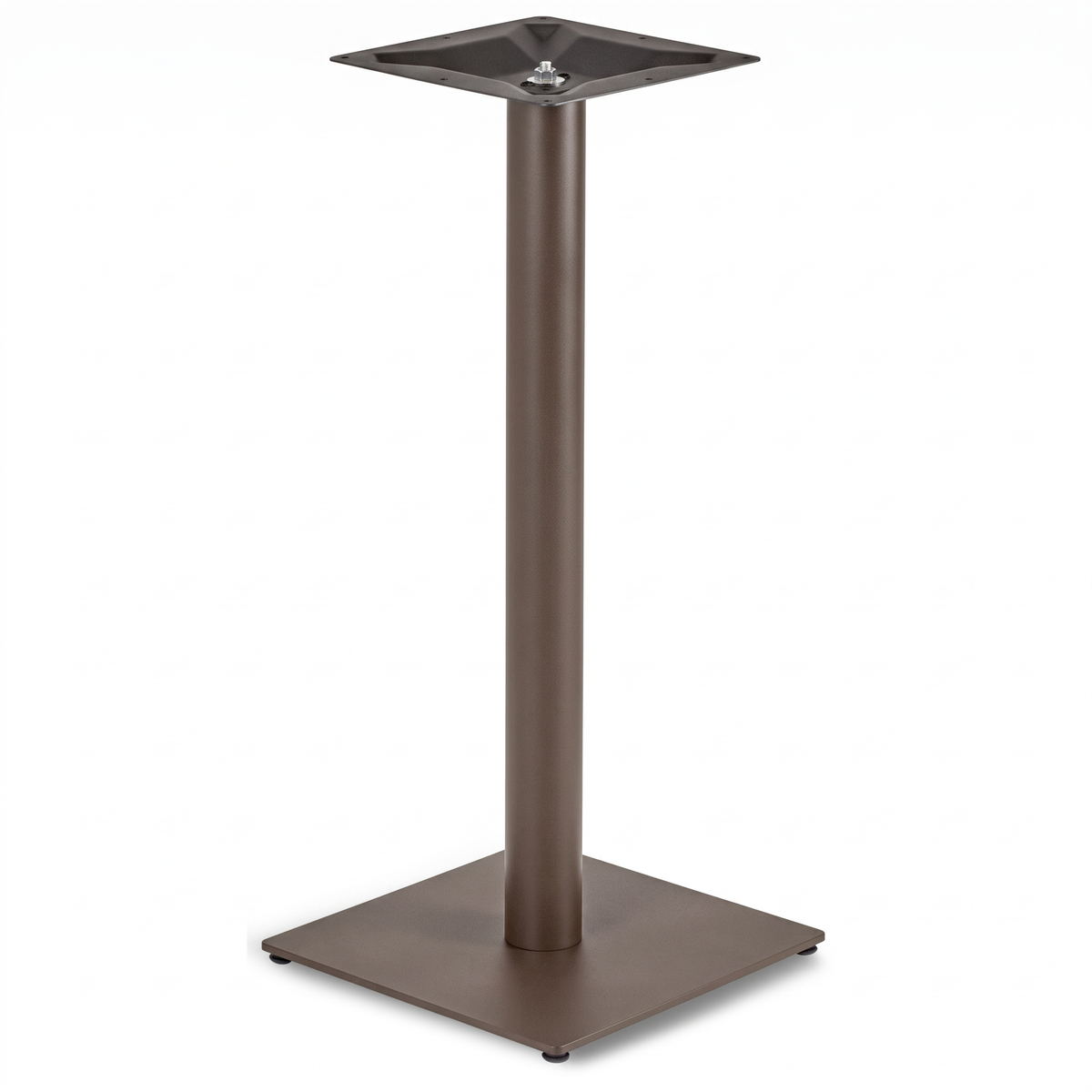 Profile Small Square Cast Iron Table Base - Powdercoated