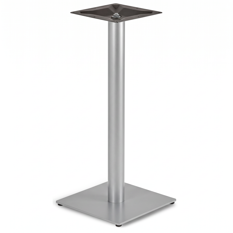 Profile Small Square Cast Iron Table Base - Powdercoated