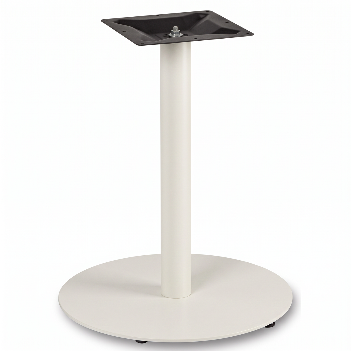 Profile Large Round Cast Iron Table Base - Powdercoated