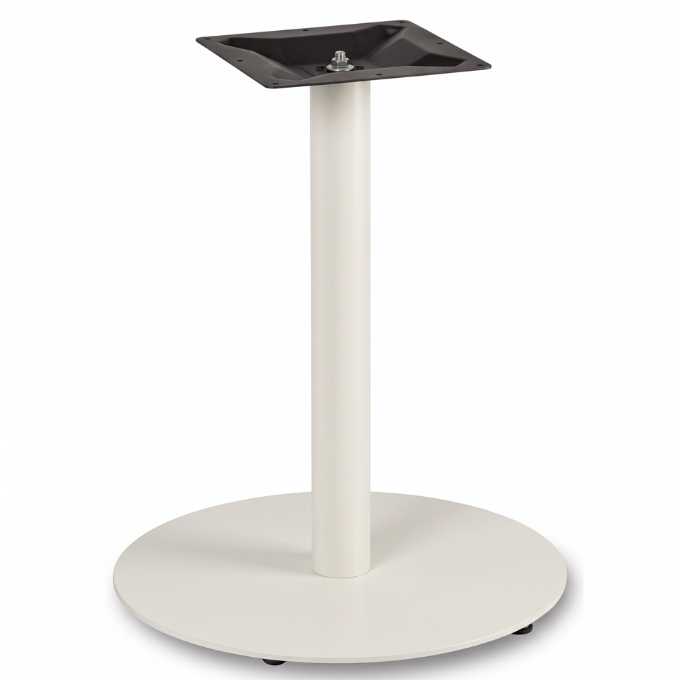 Profile Large Round Cast Iron Table Base - Powdercoated