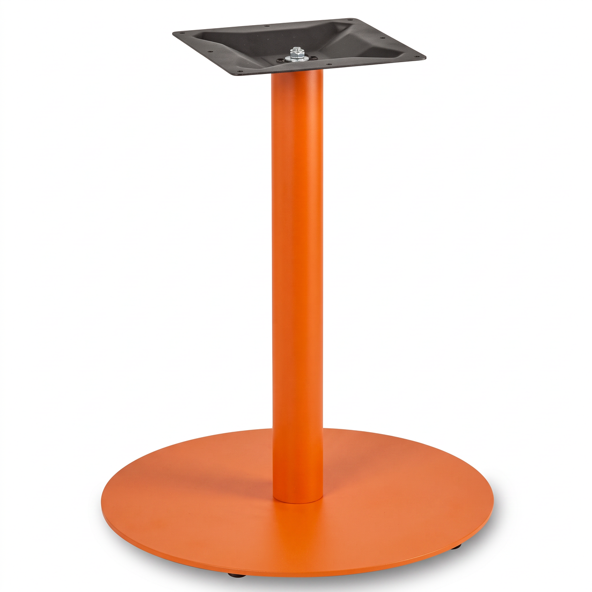 Profile Large Round Cast Iron Table Base - Powdercoated
