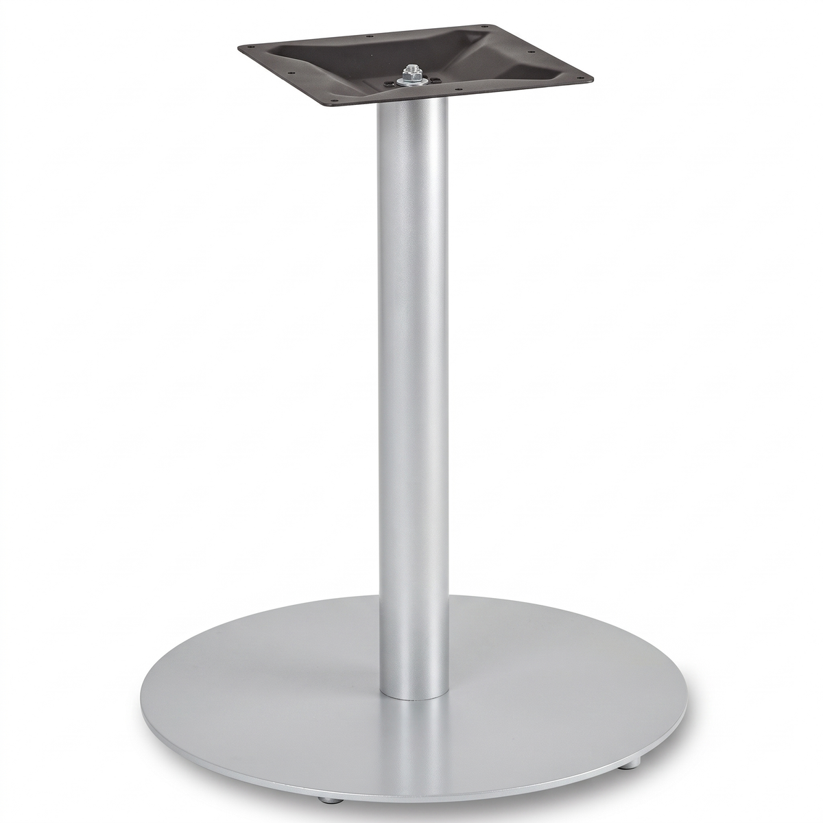 Profile Large Round Cast Iron Table Base - Powdercoated