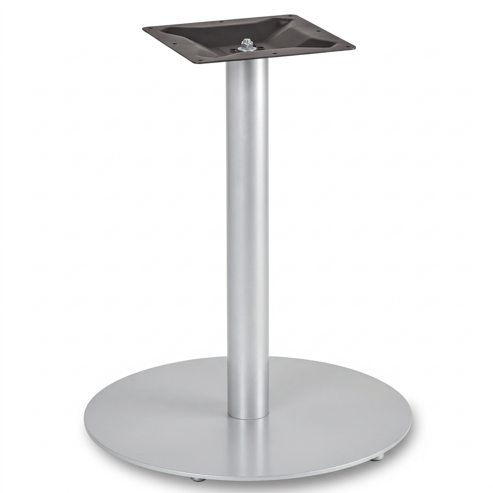 Profile Large Round Cast Iron Table Base - Powdercoated