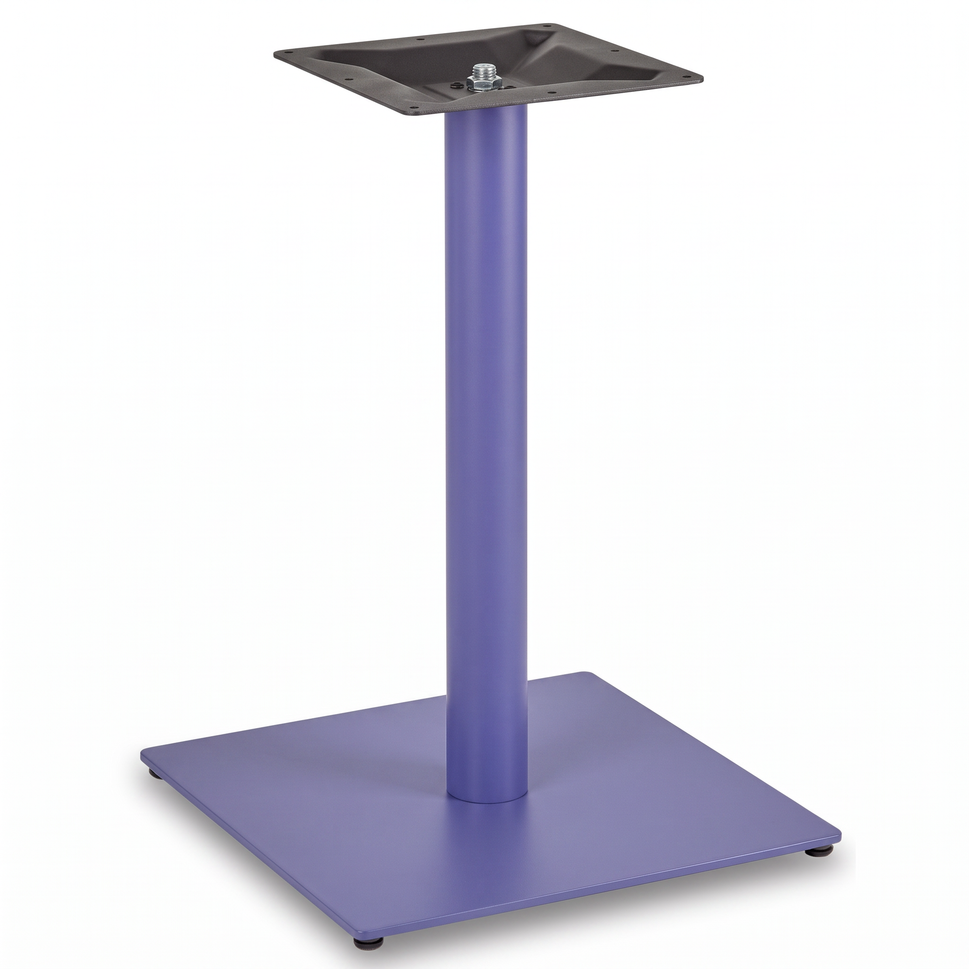 Profile Large Square Cast Iron Table Base - Powdercoated