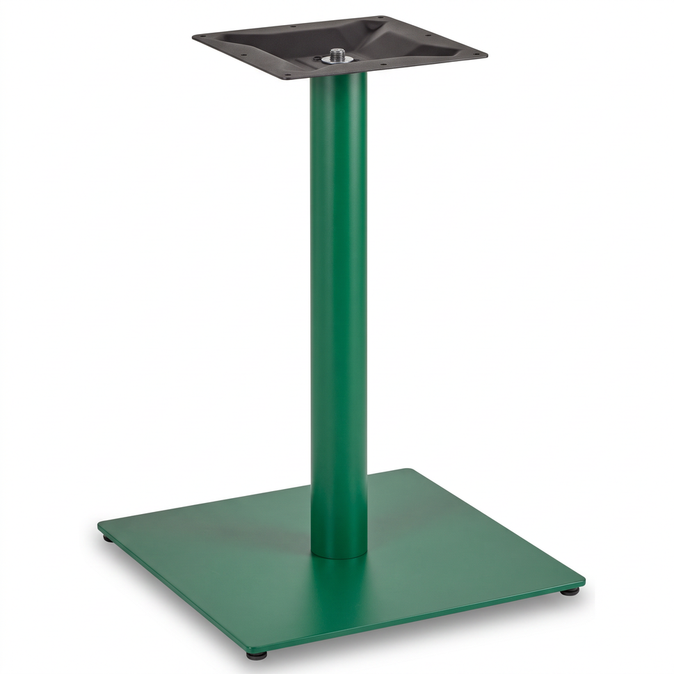 Profile Large Square Cast Iron Table Base - Powdercoated