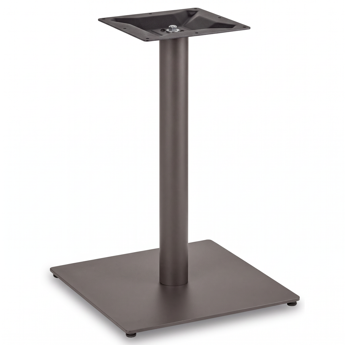 Profile Large Square Cast Iron Table Base - Powdercoated