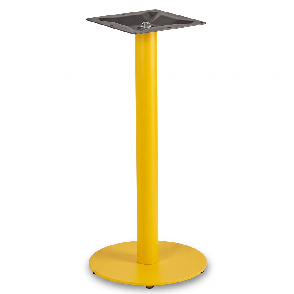 Profile Small Round Cast Iron Table Base - Powdercoated