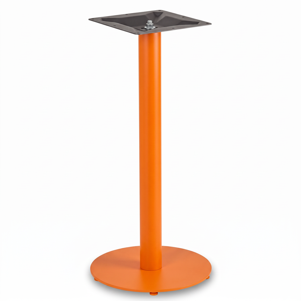 Profile Small Round Cast Iron Table Base - Powdercoated