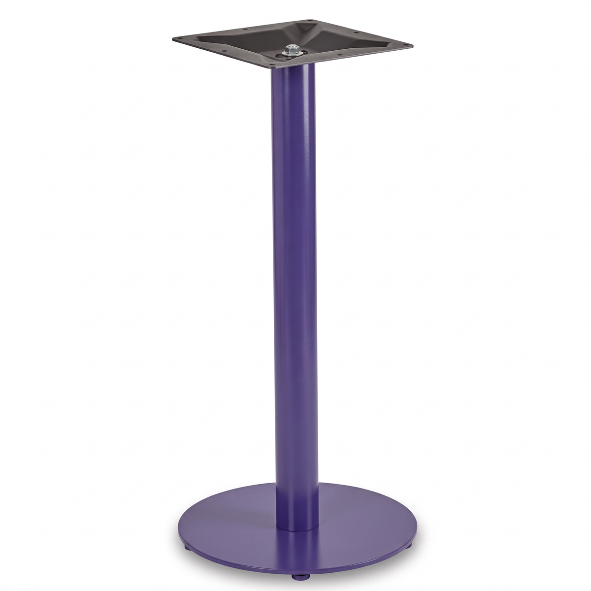 Profile Small Round Cast Iron Table Base - Powdercoated