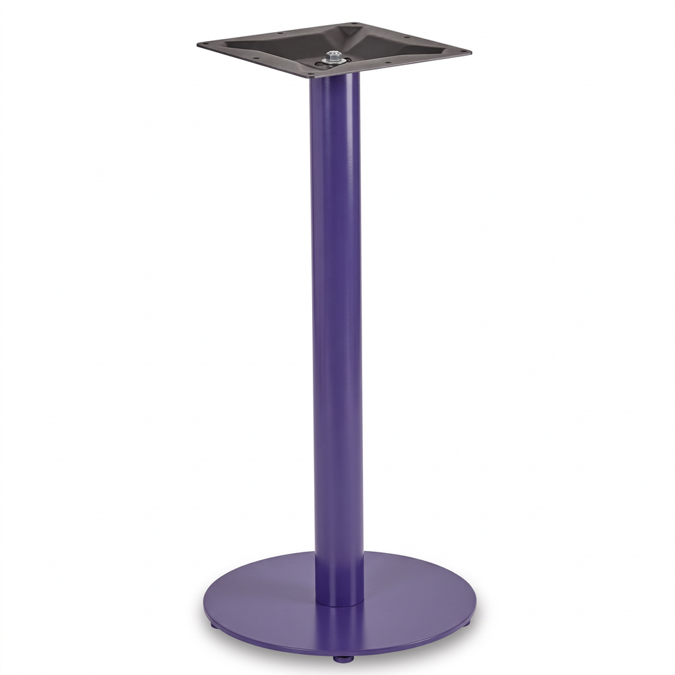 Profile Small Round Cast Iron Table Base - Powdercoated