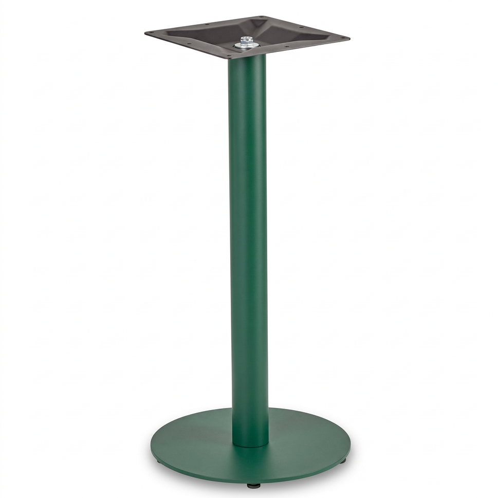 Profile Small Round Cast Iron Table Base - Powdercoated