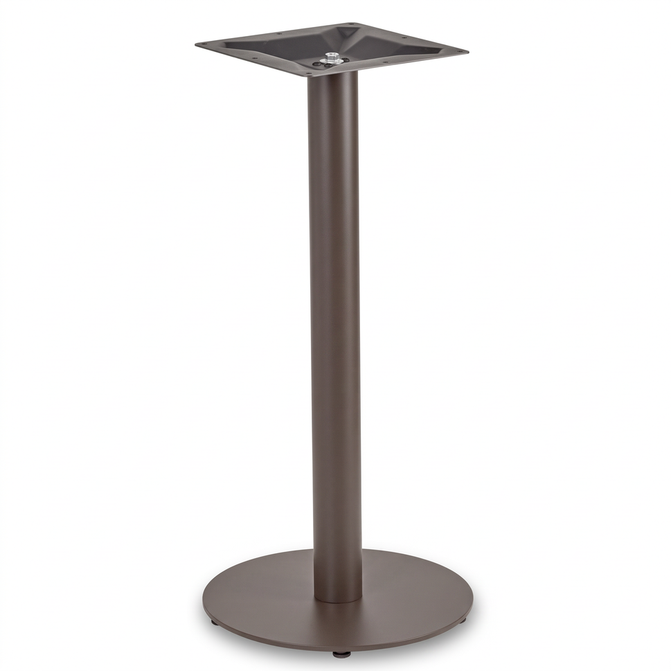 Profile Small Round Cast Iron Table Base - Powdercoated