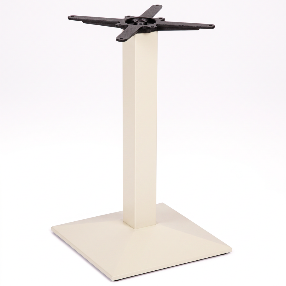 Pyramid Square Cast Iron Table Base - Powdercoated