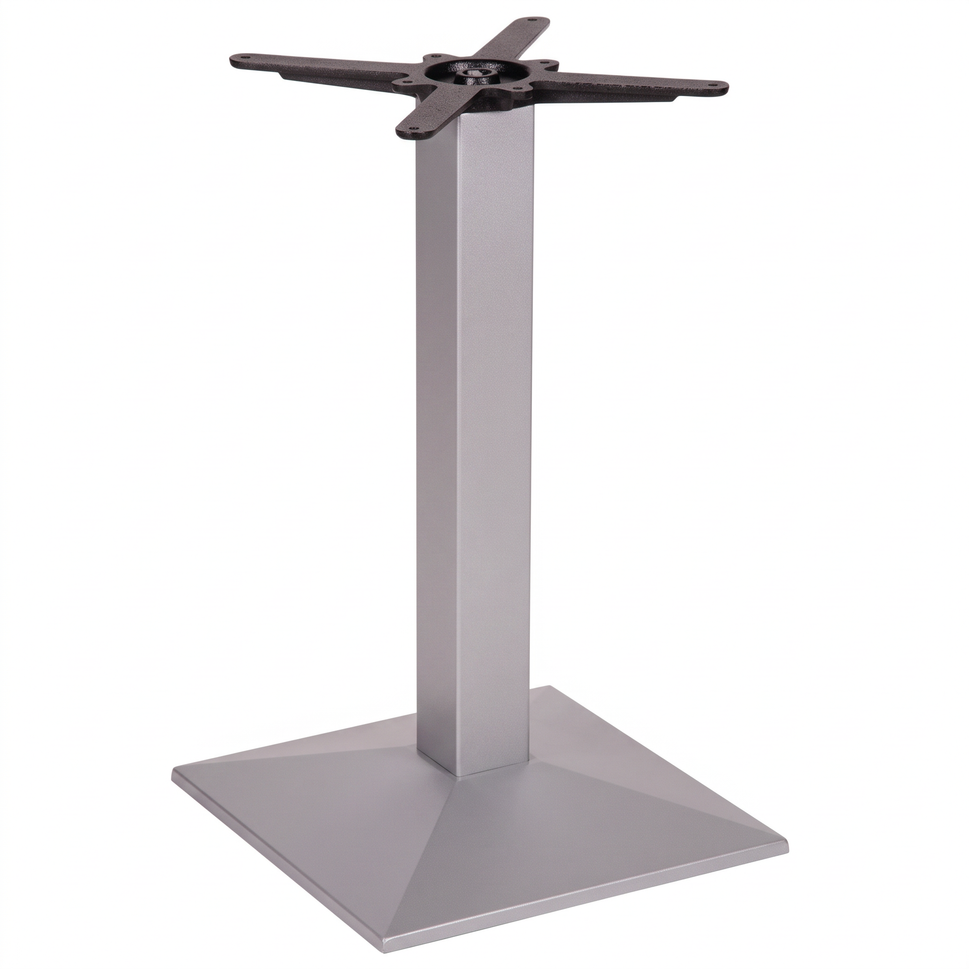 Pyramid Square Cast Iron Table Base - Powdercoated