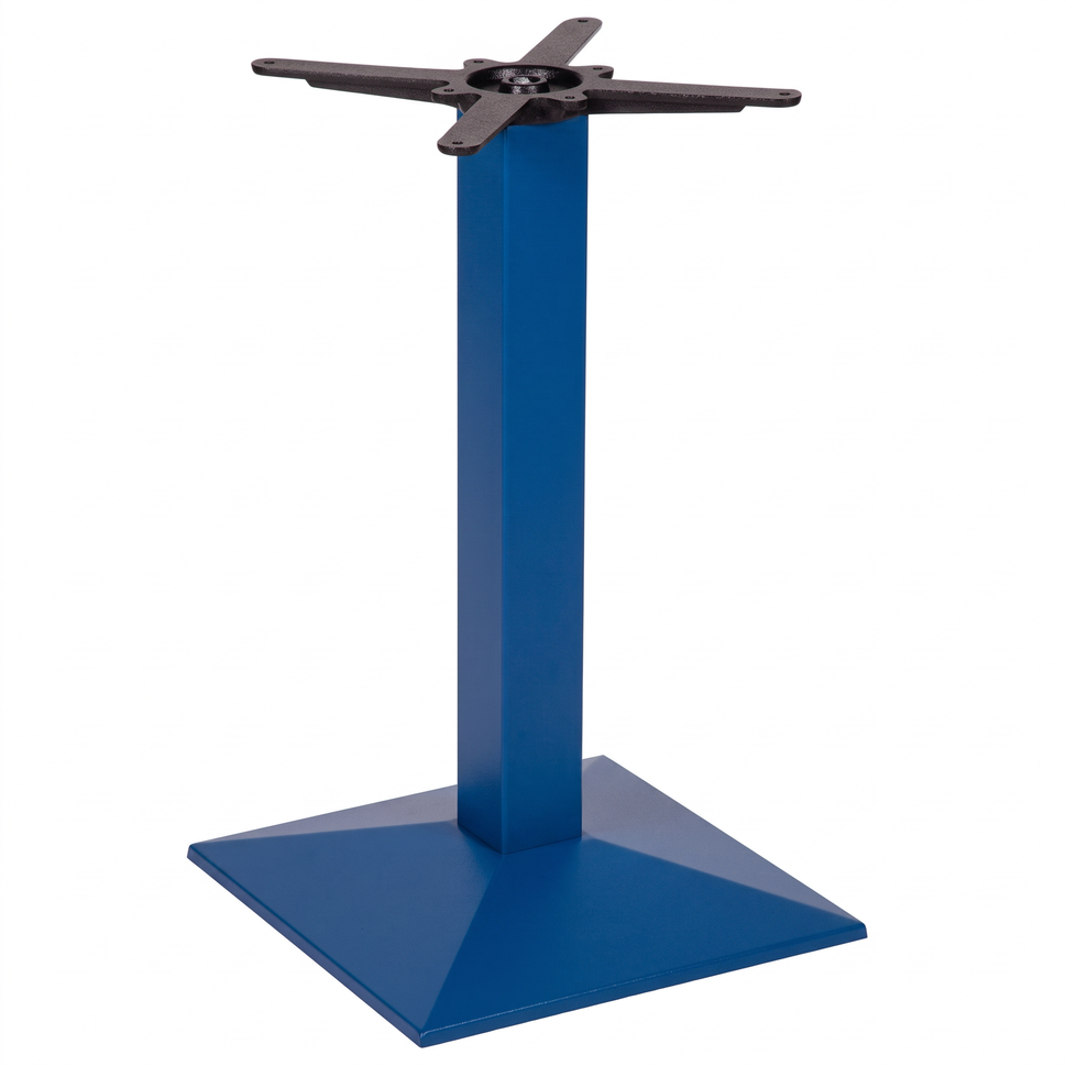 Pyramid Square Cast Iron Table Base - Powdercoated