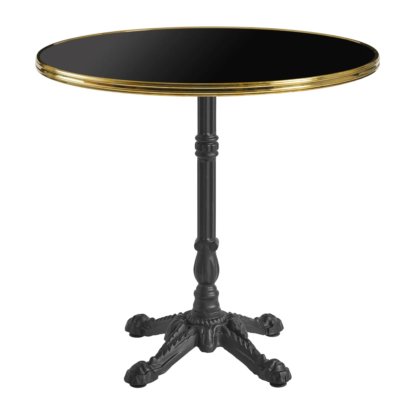 Parisian Black and Gold Restaurant Table Top - 25mm