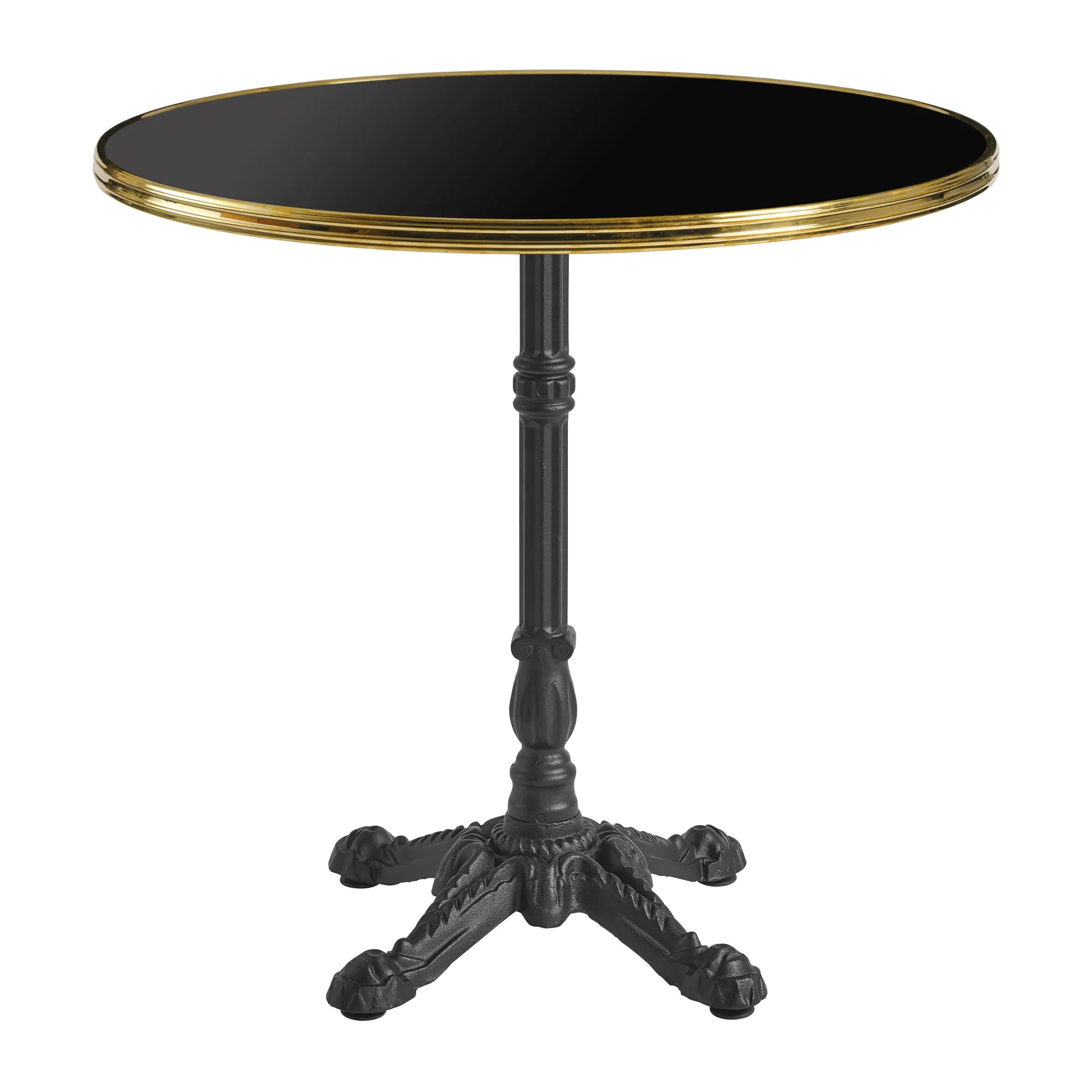 Parisian Black and Gold Restaurant Table Top - 25mm