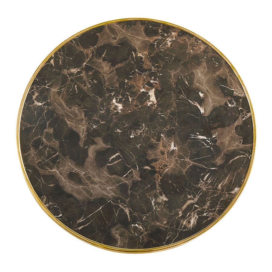 Parisian Grey and Gold Restaurant Table Top - 25mm