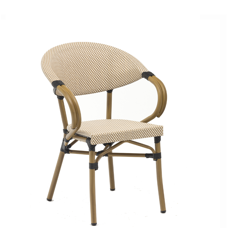 Elena Outdoor Bistro Stacking Side Chair