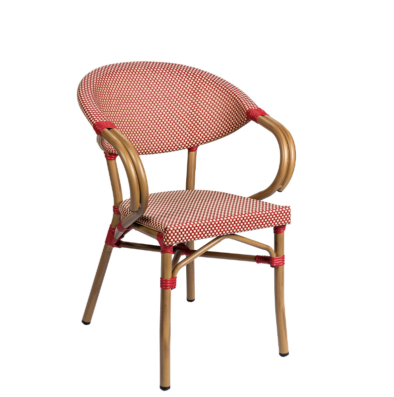 Elena Outdoor Bistro Stacking Side Chair
