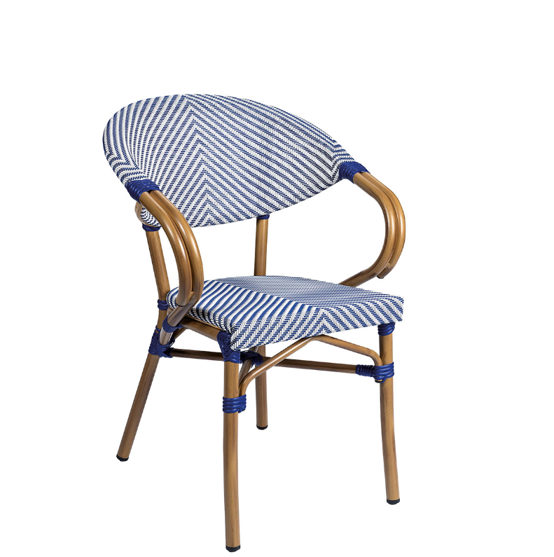 Elena Outdoor Bistro Stacking Side Chair