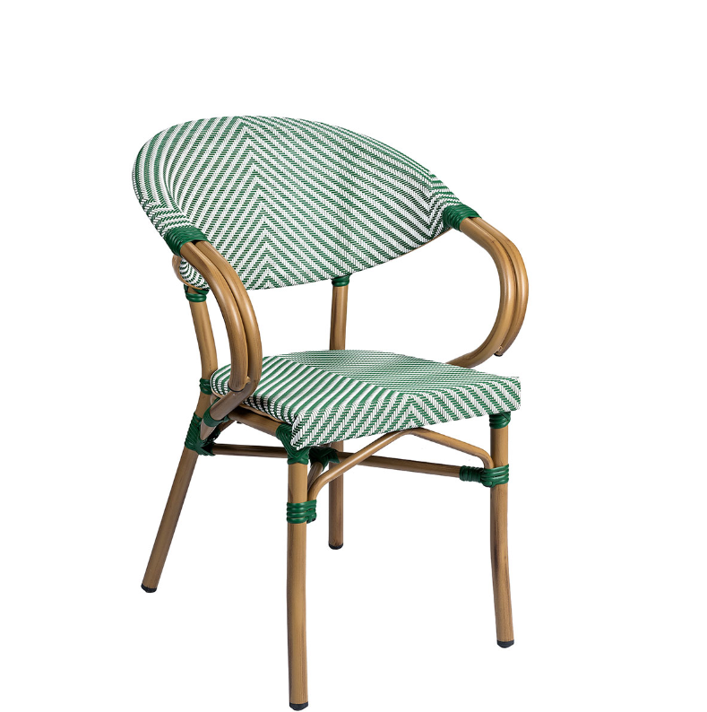 Elena Outdoor Bistro Stacking Side Chair