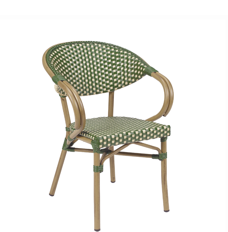 Elena Outdoor Bistro Stacking Side Chair