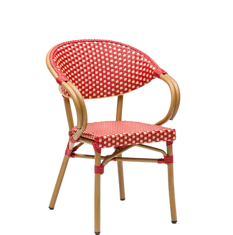Elena Outdoor Bistro Stacking Side Chair