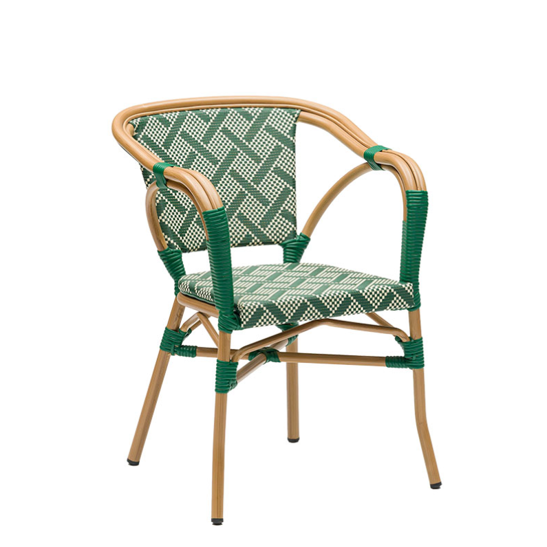 Elisseos Outdoor Bistro Stacking Armchair