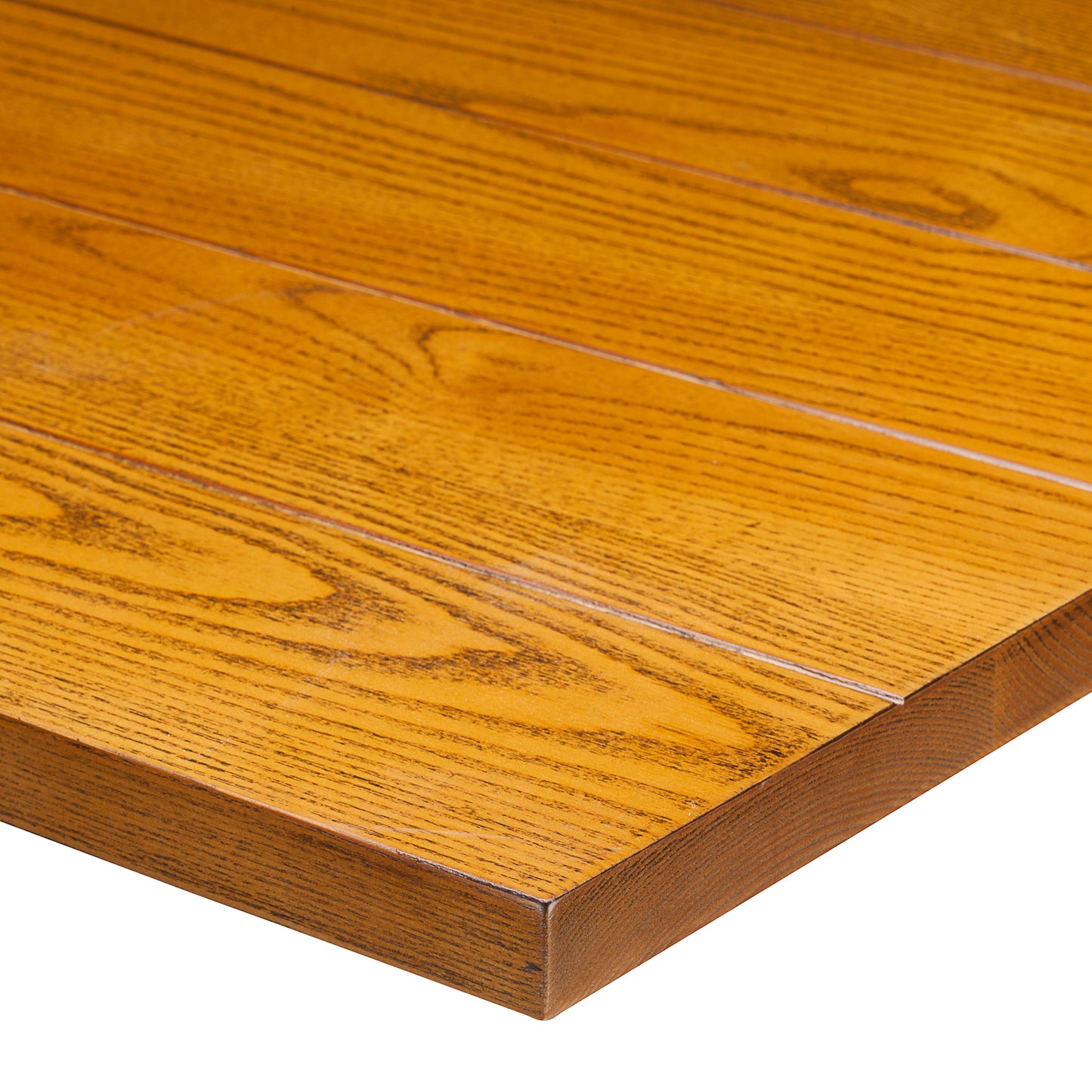 Slat Solid Wood Table Top - Light Oak - 34mm