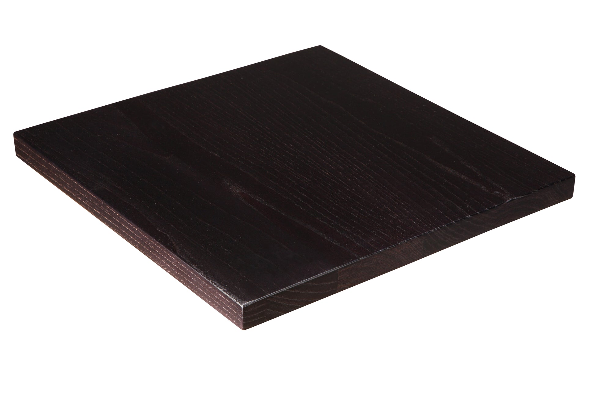 Black Ash Stained Solid Wood Table Top - 25mm