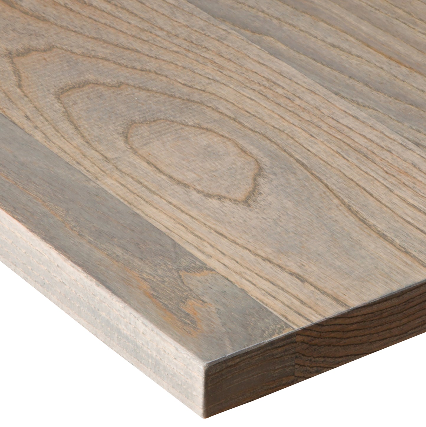 Driftwood Ash Stained Solid Wood Table Top - 50mm