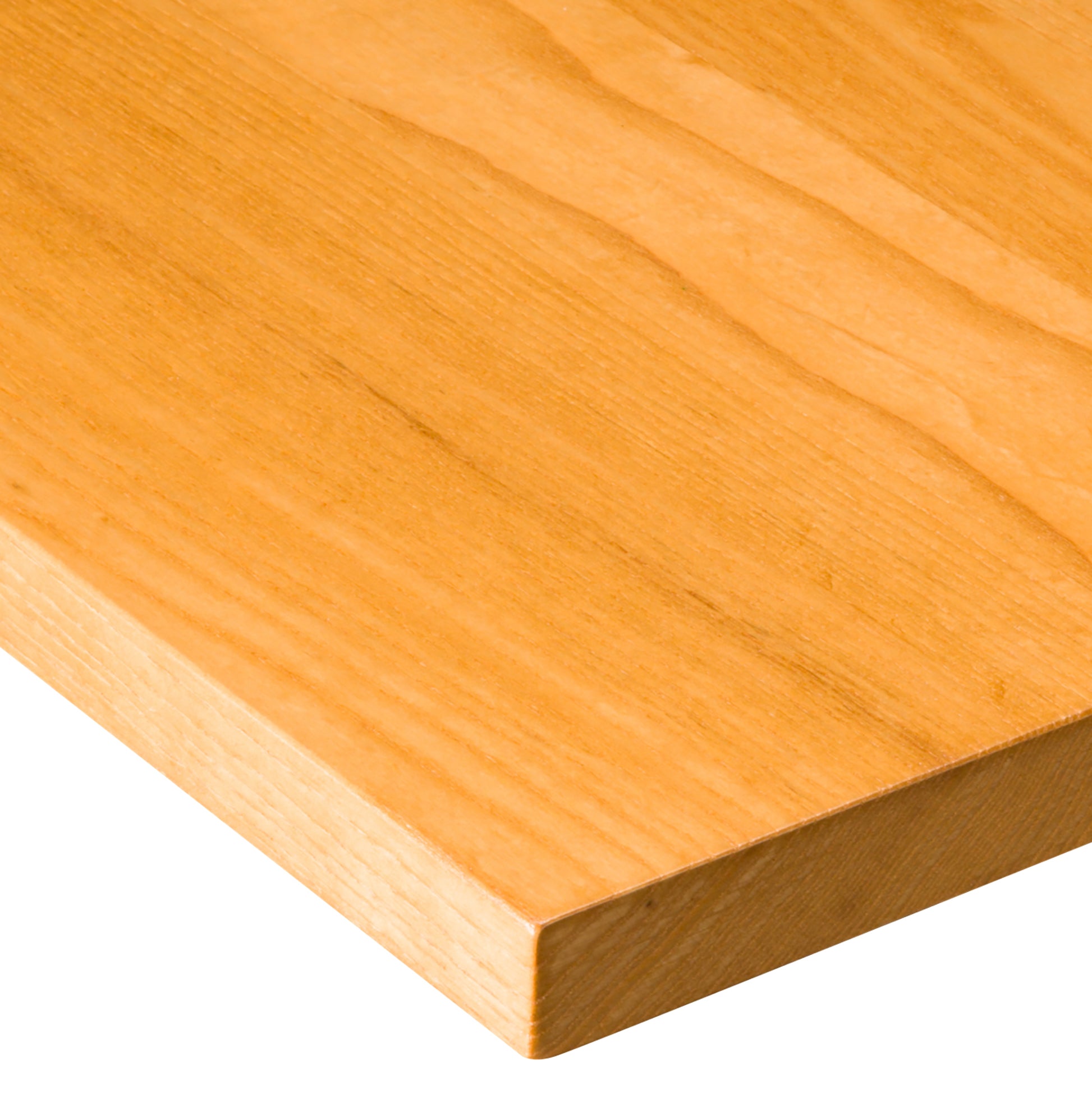 Light Oak Ash Stained Solid Wood Table Top - 50mm