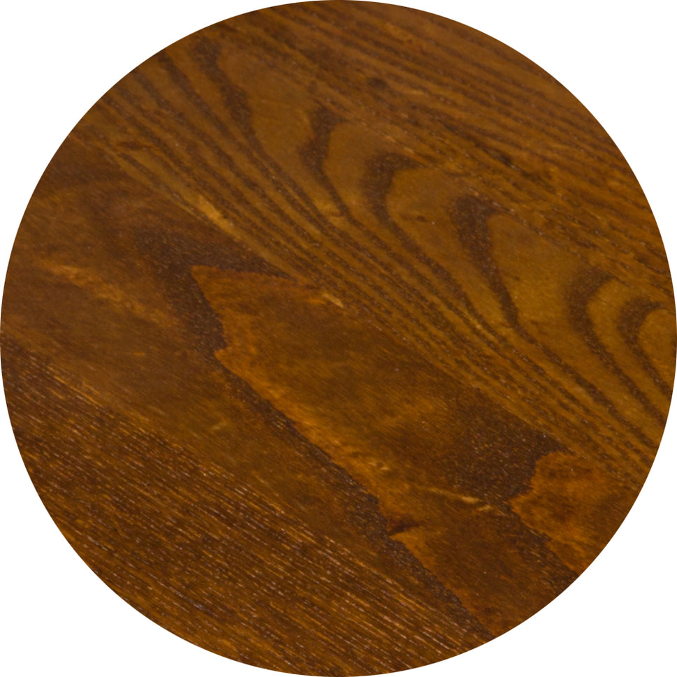 Light Walnut Ash Stained Solid Wood Table Top - 25mm