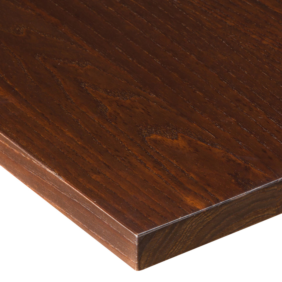 Walnut Ash Stained Solid Wood Table Top - 25mm