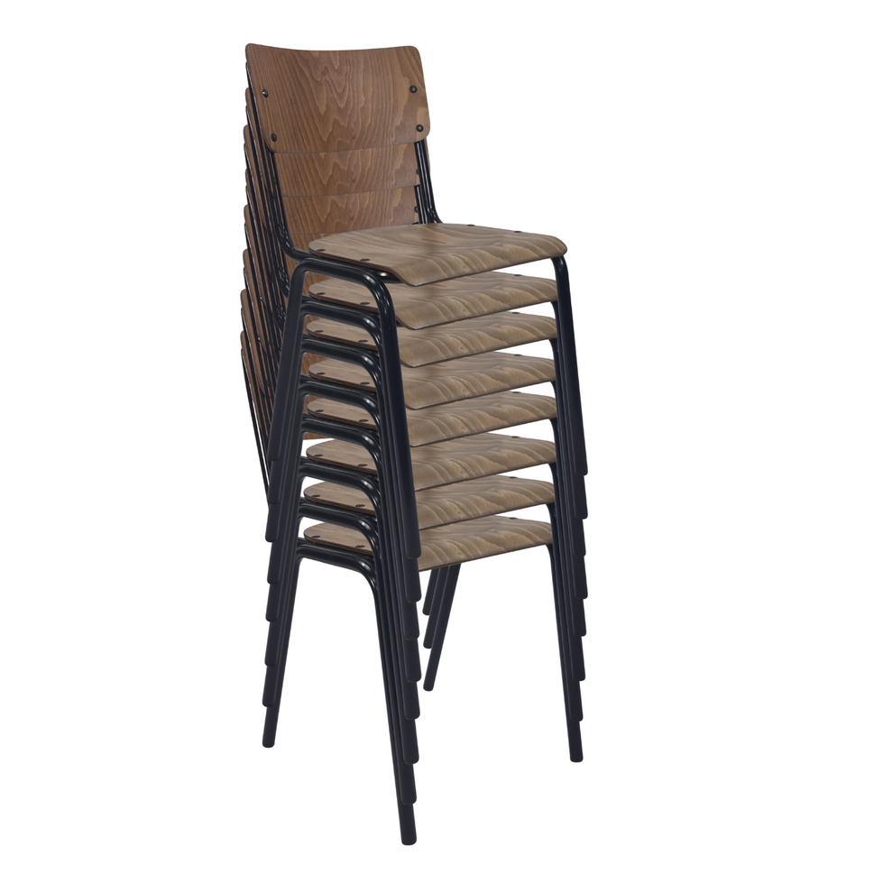 Varsity Industrial Metal Side Chair