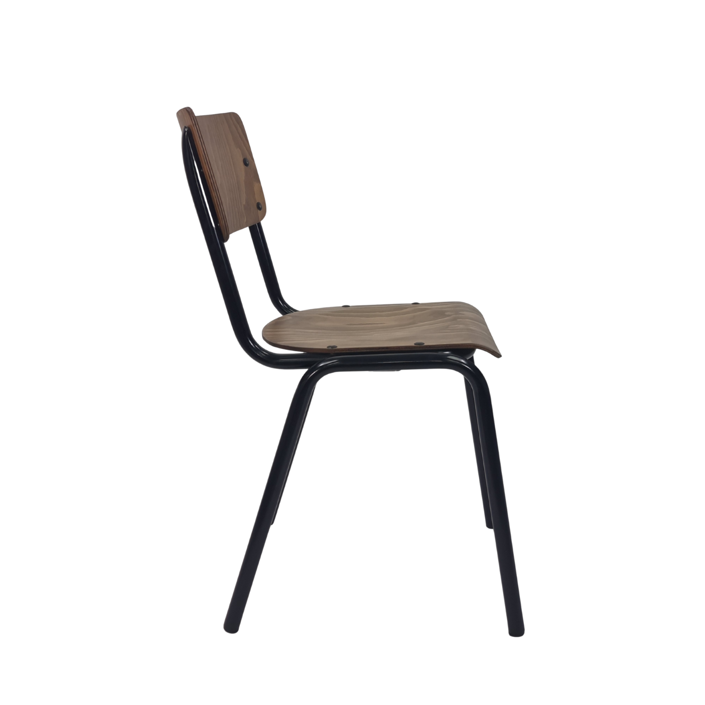 Varsity Industrial Metal Side Chair