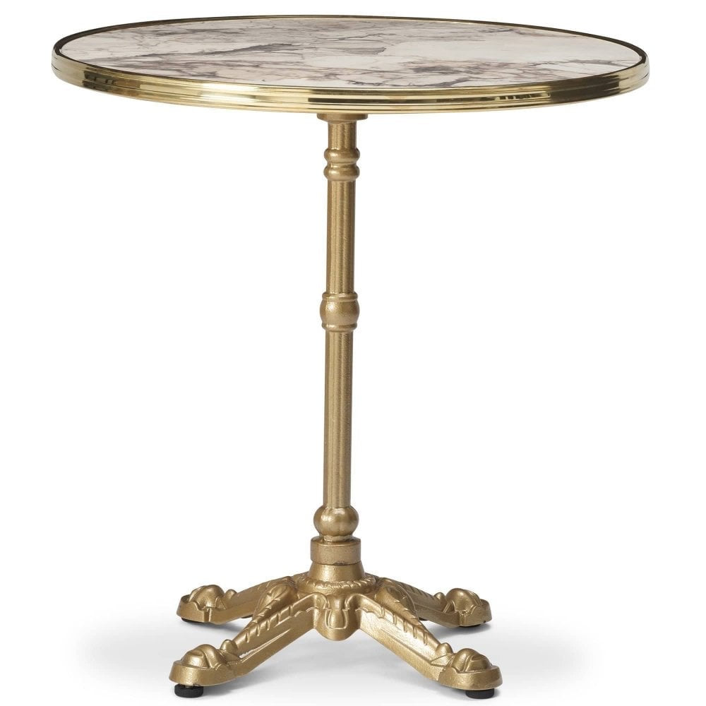 Gold Bistro Ornate Four Leg Cast Iron Table Base