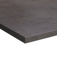 Dark Grey Chicago Concrete Effect Restaurant Laminate Table Top - 25mm