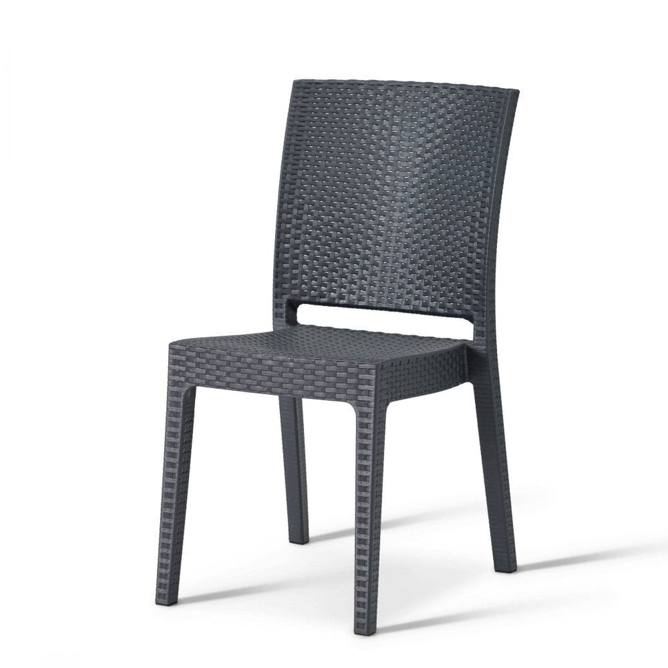 Canterbury Outdoor Rattan Stacking Side Chair