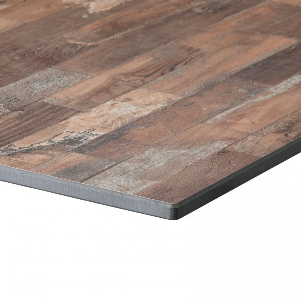Vintage Wood Outdoor Laminate Restaurant Table Top