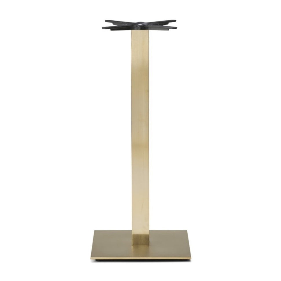 Cava Square Champagne Gold Table Base - Medium