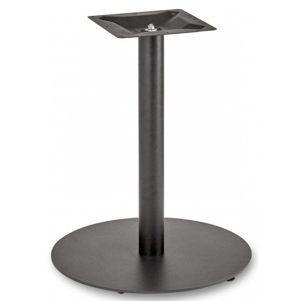 Profile Large Round Cast Iron Table Base - Powdercoated