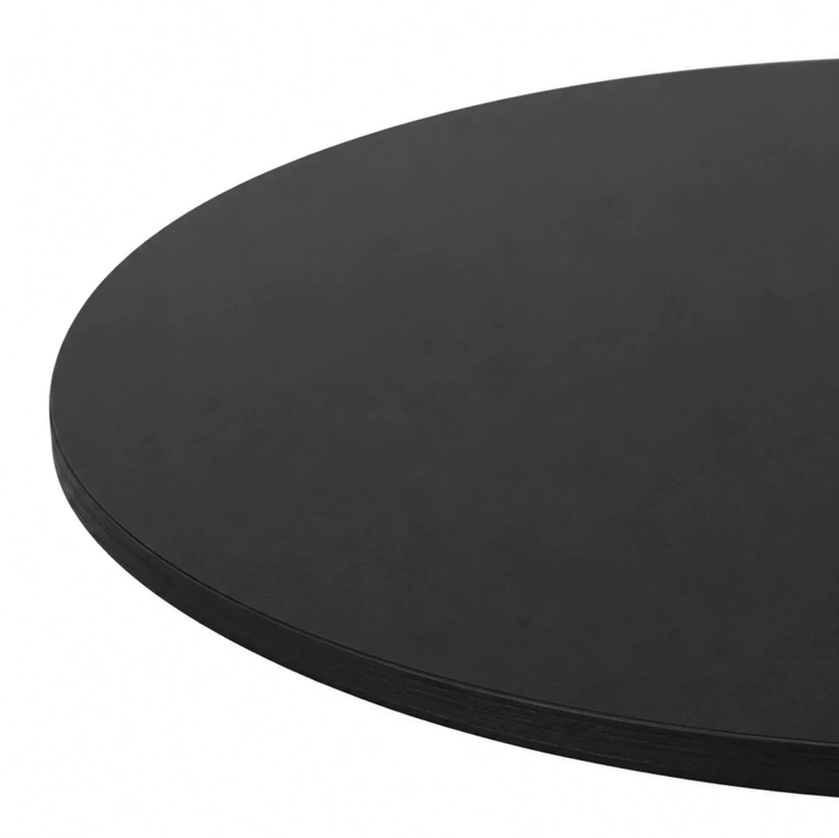 Midnight Black Outdoor Laminate Restaurant Table Top - 12mm